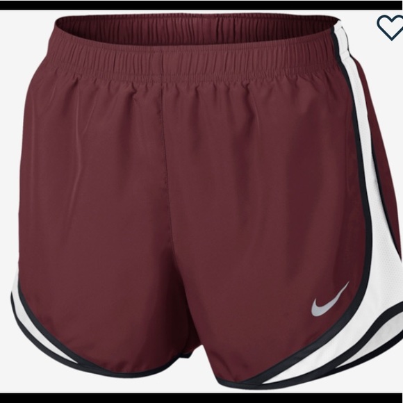 maroon nike shorts womens